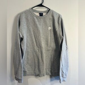 NIKE Light Grey Crewneck - Size L